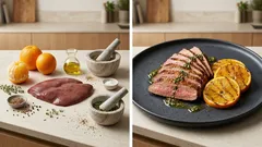 Kalbsleber vom Grill mit Orange – in 15 Minuten zart und aromatisch